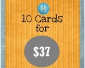 Bulk Handmade Cards Discount - 10 cards for 37 dollars