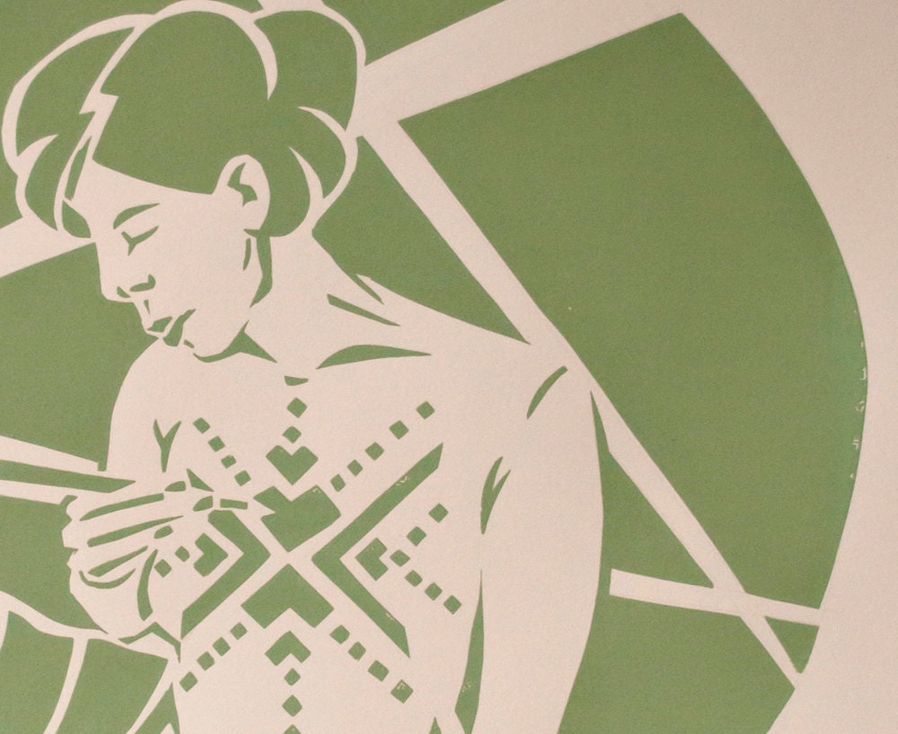 Paper cuts (4) silkscreen on paper