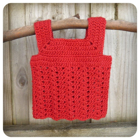 Dentelle Vest PDF Digital Pattern Email Top Girl Baby Toddler Child