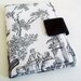 Cover for Kindle Touch or Paperwhite or Kobo eReader - Day of the Dead Toile, Black and White