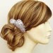 Vintage Style Wedding Bridal Hair Comb, Wedding Hair Accessories, Crystal Wedding Comb, Peacock Feathers Comb, Bridal Hair Accessory, PLUME