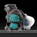 Mini Tundra Yeti Ornament mini doll plush
