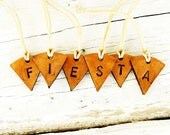 Fiesta Leather Wine Charms Hostess Gift