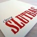Funny Greeting Card - Dear Slutbag Blank