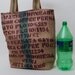 Recycled Burlap Tote Made From A Coffee Bean Sack