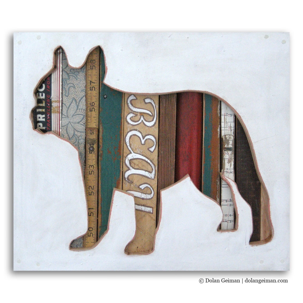 Custom Pet Portait, Dog Walk (Mini) Collection Made to Order, Custom Silhouette, Choose Your Dog Breed