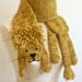 Digital PDF Crochet Pattern for Lion Scarf - DIY Fashion Tutorial - Instant Download