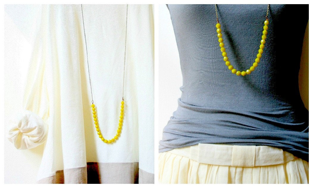 Long Urban Beaded Necklace