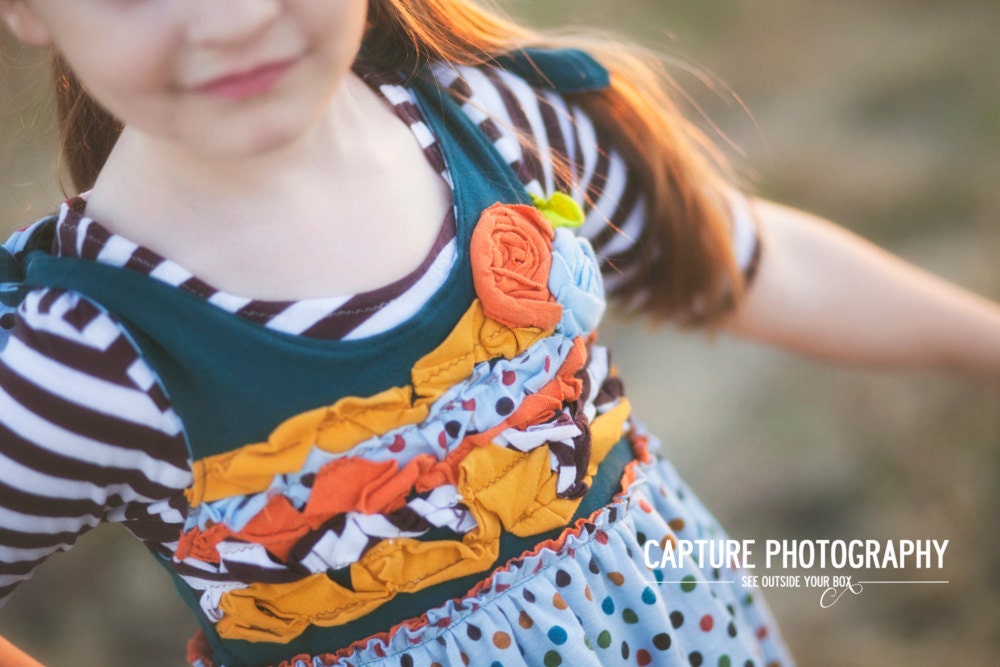 PDF "The Poppy Bubble Tank" TUNIC E-Pattern and Detailed Tutorial...sizes 12 months-7years