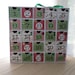 Advent Calendar - Contemporary Holiday Countdown - Music Notes and Cheveron