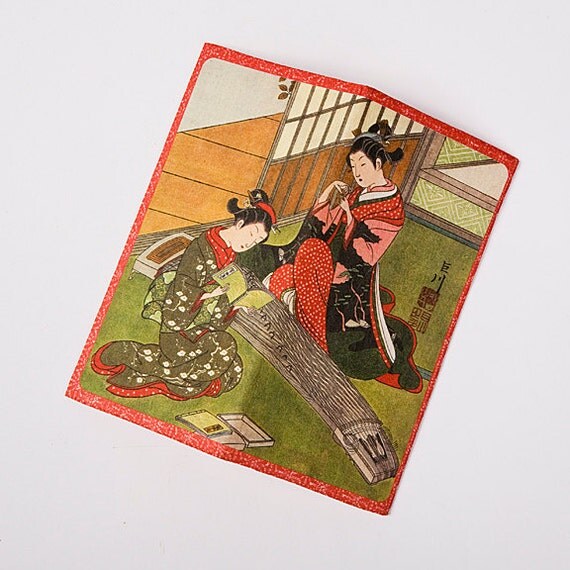 Japanese Rice Paper Wallet by Vinterest on Etsy