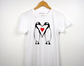 Penguins Love Women Tee - S, M, L, XL