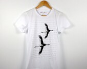 Flying Cranes Women Tee - S, M, L, XL