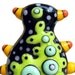 Alien Paisley Fronds Focal