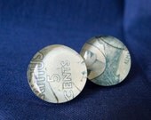 Mauritius Postage Stamp Cuff Links