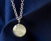 Bulgarian Postage Stamp Necklace - Small