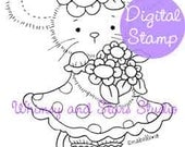 Digital Stamp: Lucy's Flowers
