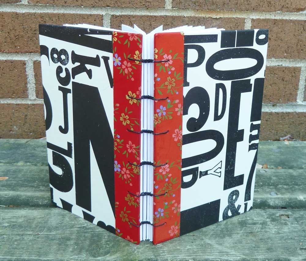 Letterpress Collage - Handbound Journal