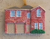 Home Sweet Home CUSTOM Polymer Clay House Ornament