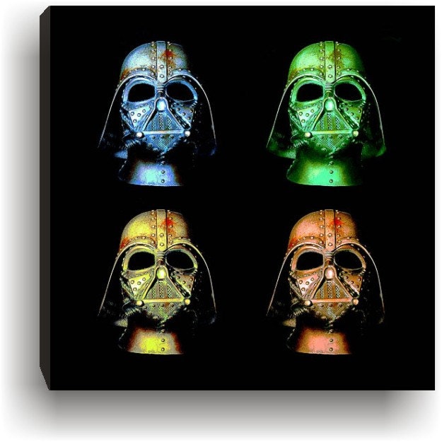 Star Wars Darth Vader Helmet Pop Art print Art Posterized Giclee