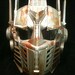 Steampunk Optimus Prime Helmet Transformers Life Size Cosplay Battle damaged Copper