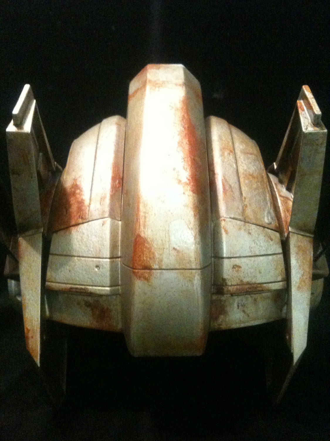 Steampunk Optimus Prime Helmet Transformers  Life Size Cosplay  Battle damaged Copper