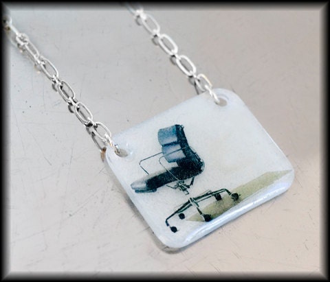 Vintage Office Chair Necklace - SALE