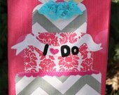 I Do  WEDDING Kitchen TOWEL Anthropologie Inspired
