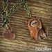 Tiny Ewok Polymer Clay Necklace