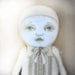 Ghost Doll -- Halloween Hand Painted Cloth Original Primitive Folk Art OOAK