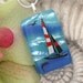 Sailboat Sailing Necklace - Dichroic Glass Jewelry - Fused Glass Jewelry - Necklace - Fused Dichroic Glass Jewelry 071712p110