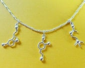 creativity necklace - three molecules that rock