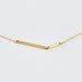 Diagon Gold - asymmetrical line bars necklace - modern sleek jewelry - edor  gift for her
