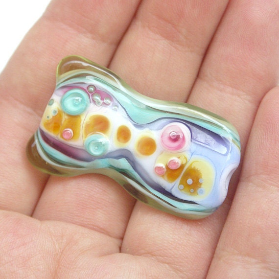 Dawn - Handmade Lampwork Glass Focal Bead by Sarah Hornik