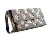 Duct Tape Clutch - Zebra