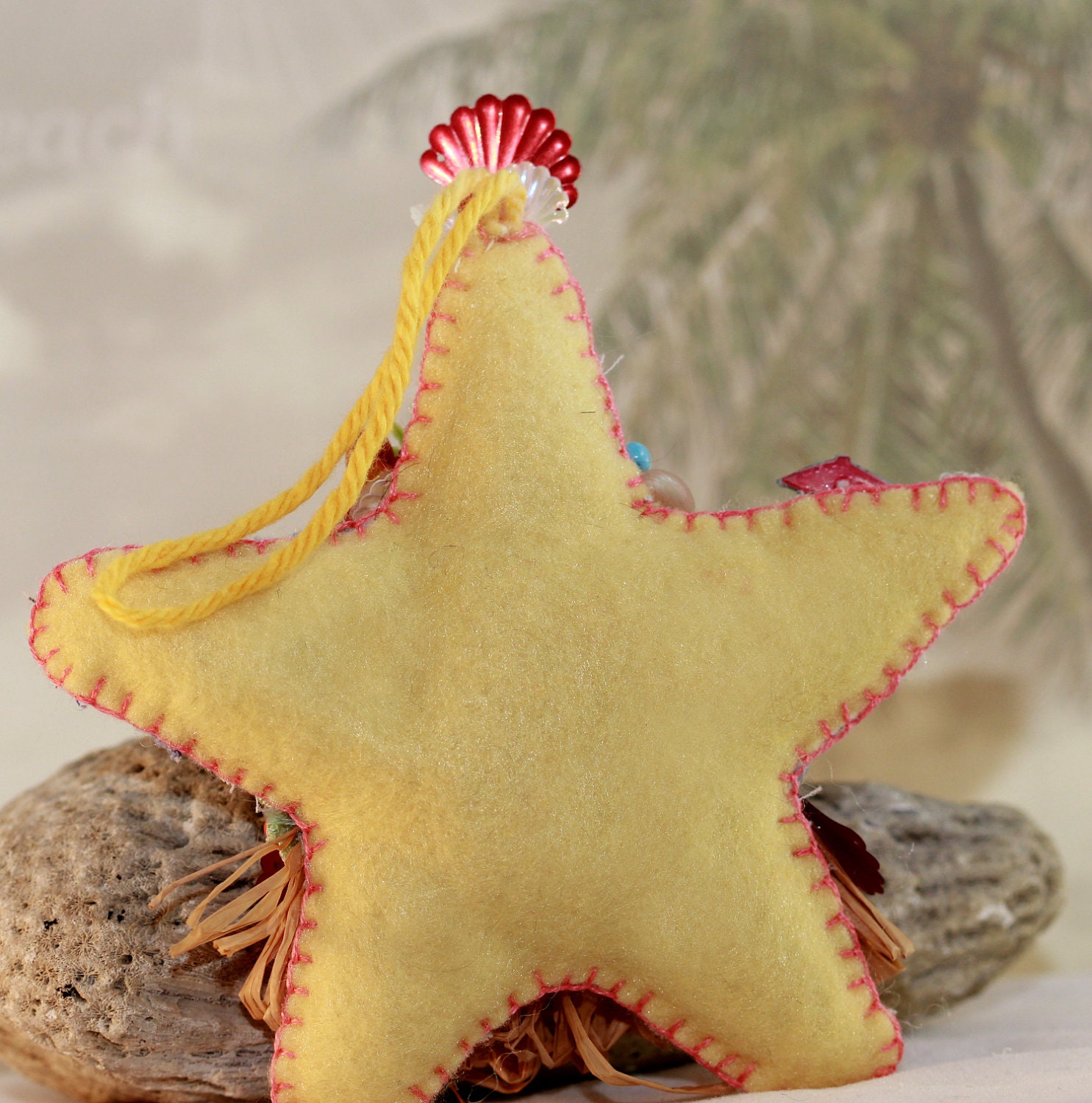 Sea Side Sally - Star Fish Quilty Critter - Hula Beach Party Girl