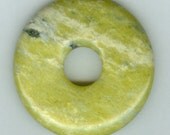 45mm Lemon Jasper PI Donut Pendant