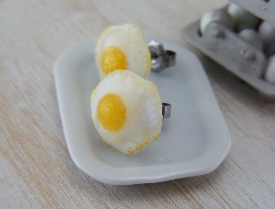 Fried Eggs - Studs / Post Earrings