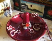 Jewelry Ring Dish for storage and organization wedding ring holder jewelry tree