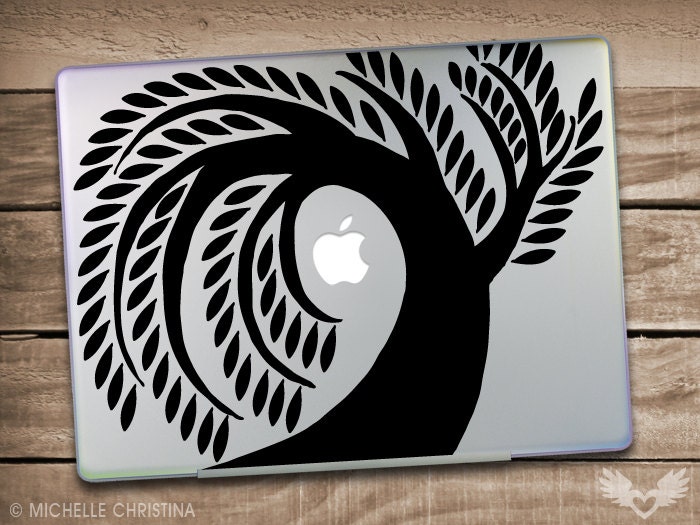 Weeping Willow Laptop Decal
