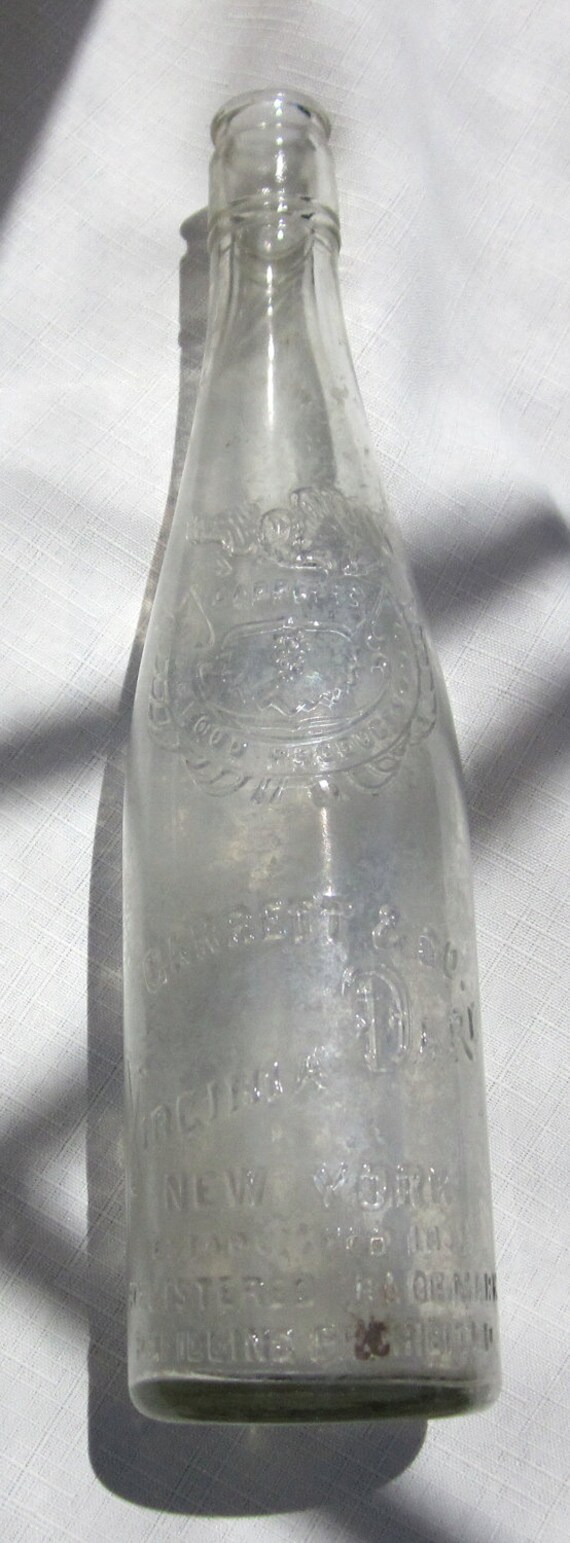 Antique Virginia Dare Bottle Clear550 by BottlesByTasha on Etsy