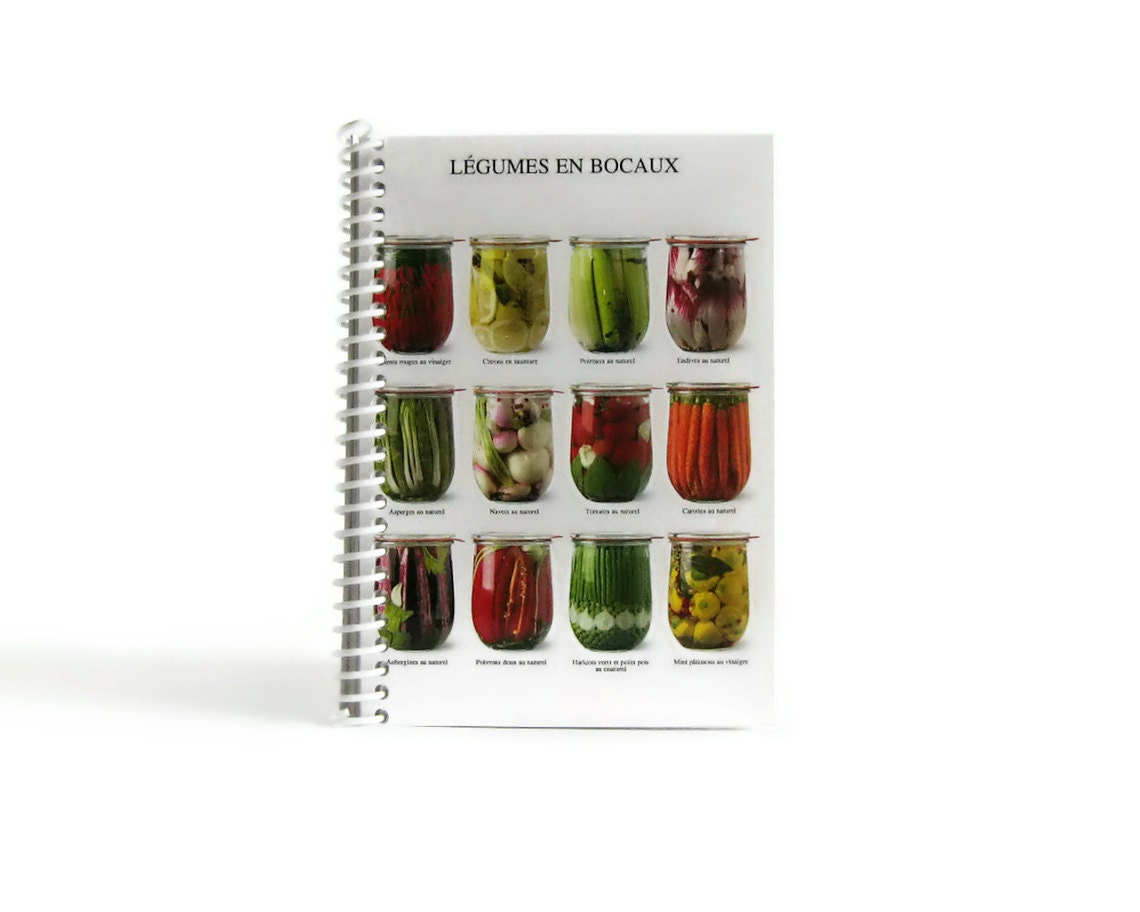 Légumes en Bocaux - Notebook Spiral Bound (4 x 6)