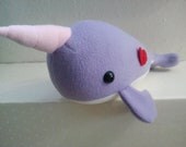 Narwhal Pillow Lavender