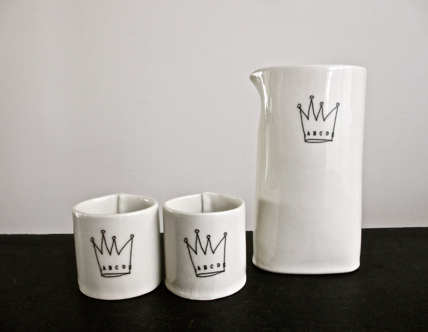 sake set.