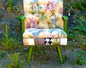 Boho Floral Patchwork Rocking Chair by Vintage Renewal