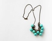 Turquoise drops necklace