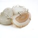 Sterling Silver Geode Slice Necklace Chunky Chain Bohemian Jewelry - Geode Necklace