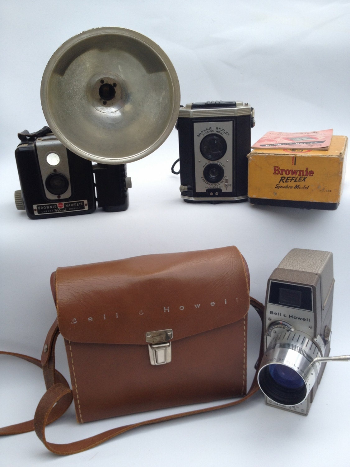 Lot of Vintage Cameras - 8mm Mo...