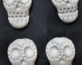 Paint it yourself 1inch PLASTER Sugar Skull Castings