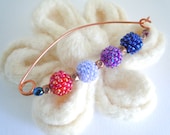 Scarf Pin Beaded Beads